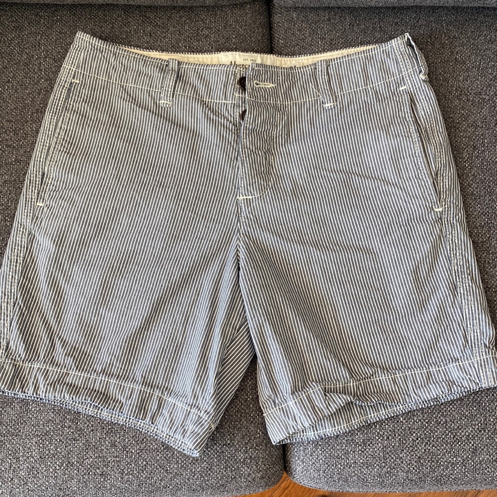 Abercrombie & Fitch Striped Blue Men’s Shorts